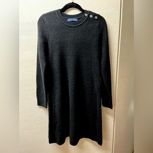 Tommy Hilfiger black A line sweater dress